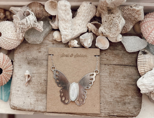 Butterfly Statement  Necklace